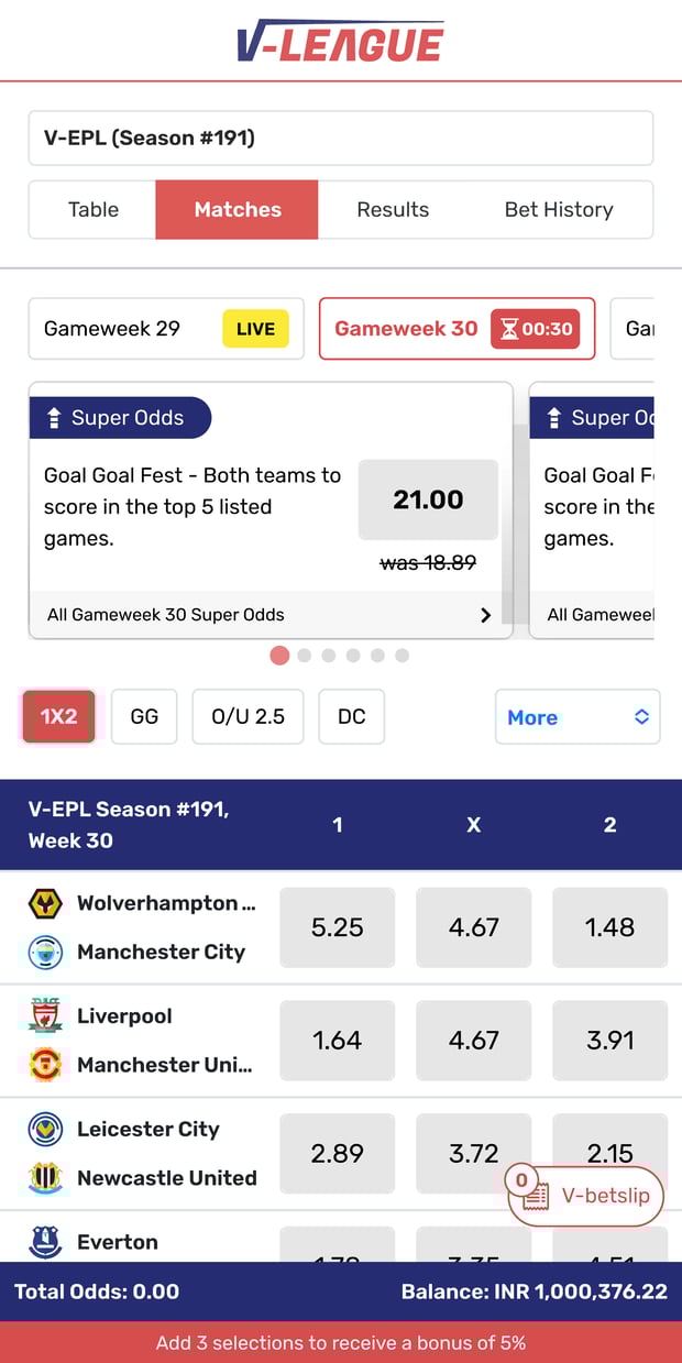 v-league-primary-screenshot